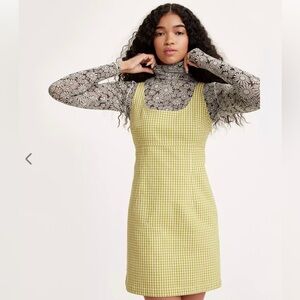 Levi’s Roy Structured Dress in Green Gingham